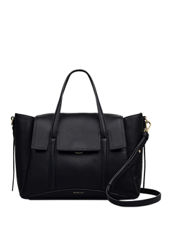Radley The Chancery Leather Grab Bag, Black, Black