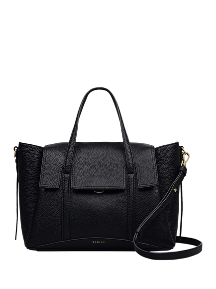 Radley The Chancery Leather Grab Bag, Black, Black