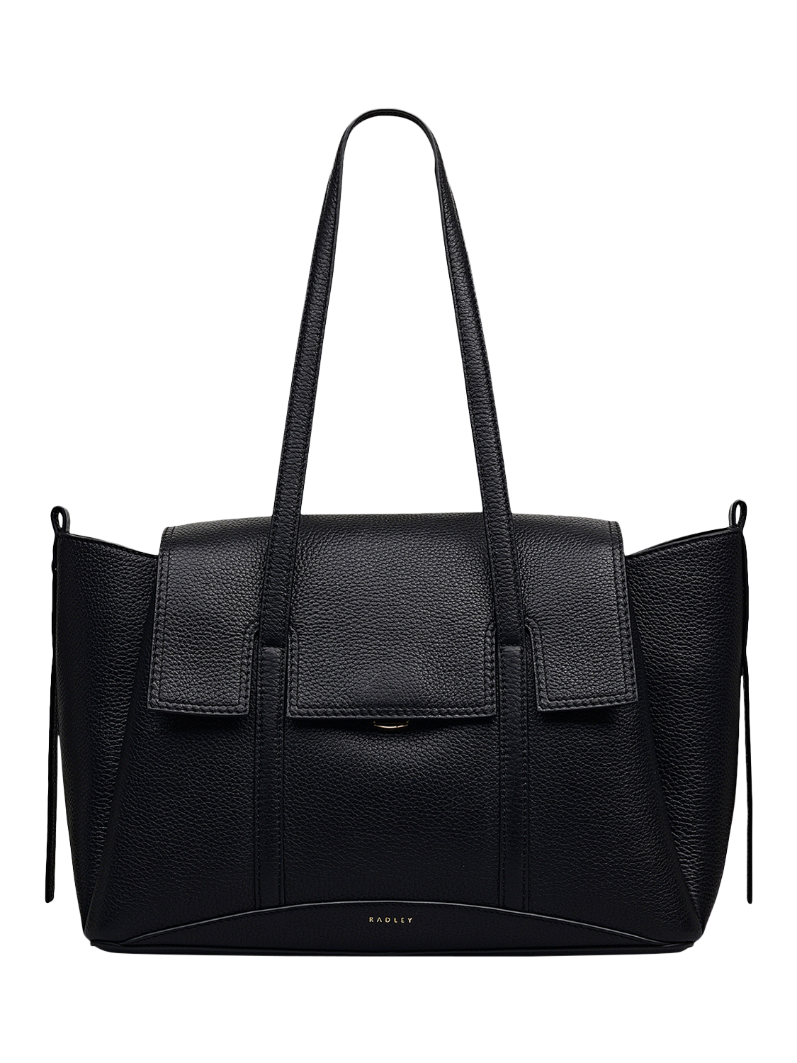 Product image 1 of 5, which shows Radley The Chancery Leather Medium Shoulder Bag, Black