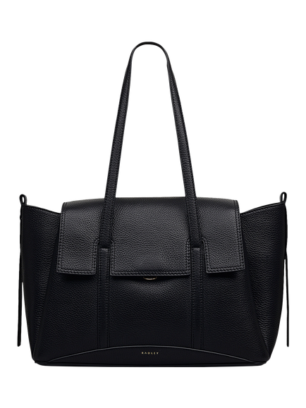 Radley The Chancery Leather Medium Shoulder Bag, Black