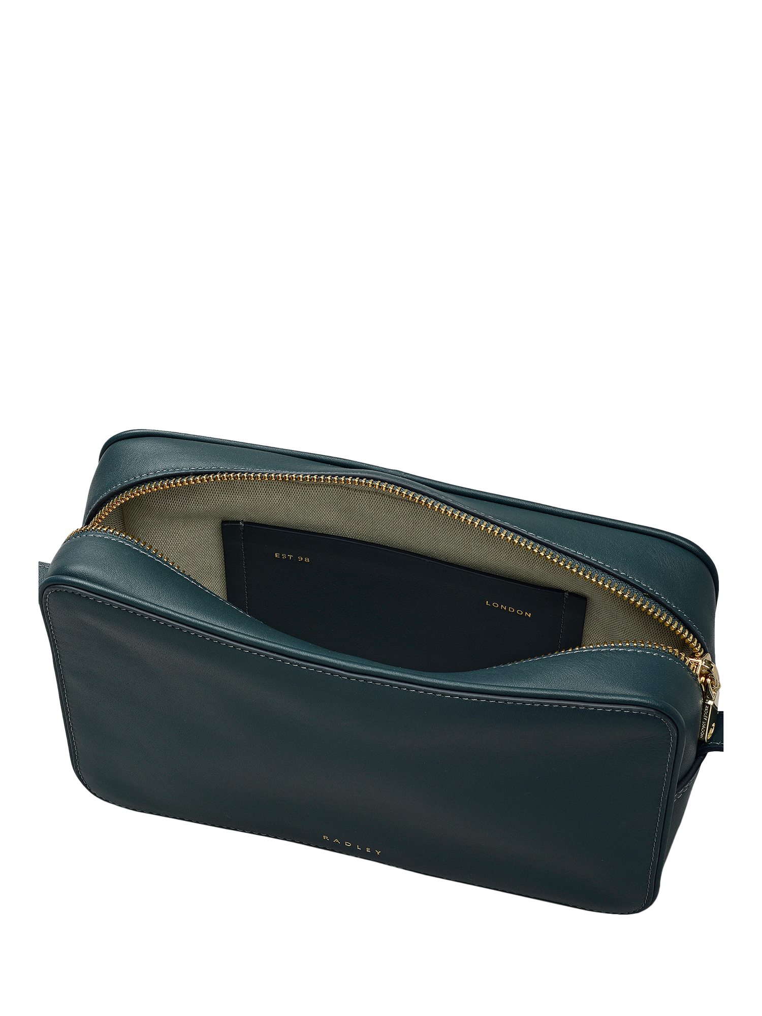 Product image 3 of 6, which shows Radley Duchess Close Small Crossbody Bag, Teal