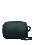 Radley Dukes Place Medium Zip-Top Leather Crossbody Bag, Green