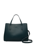 Radley Dukes Place Medium Zip-Top Leather Grab Bag, Green
