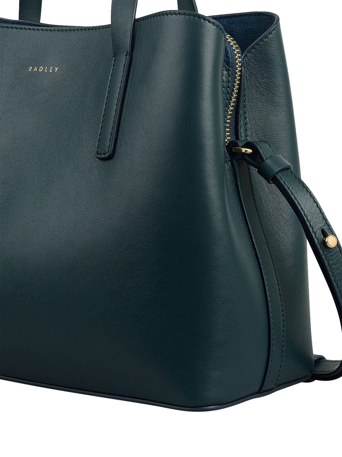 Product image 4 of 6, which shows Radley Dukes Place Leather Grab Bag, Teal
