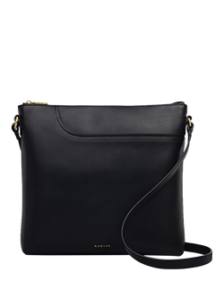 Radley Pockets Leather Large Crossbody Bag, Black