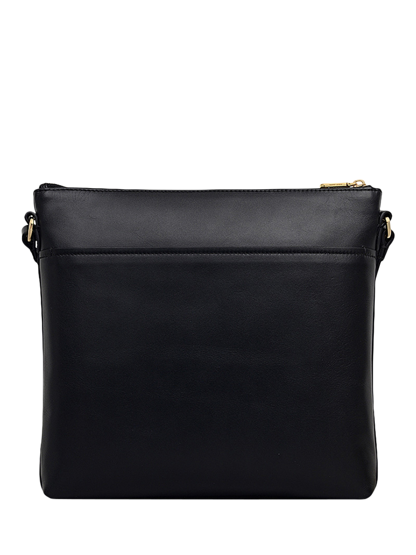 Product image 2 of 5, which shows Radley Pockets Leather Large Crossbody Bag, Black