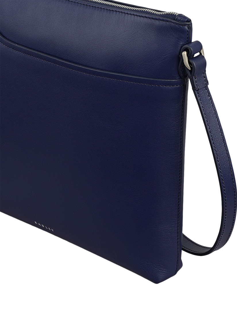Product image 5 of 5, which shows Radley Pockets Leather Large Crossbody Bag, Blue