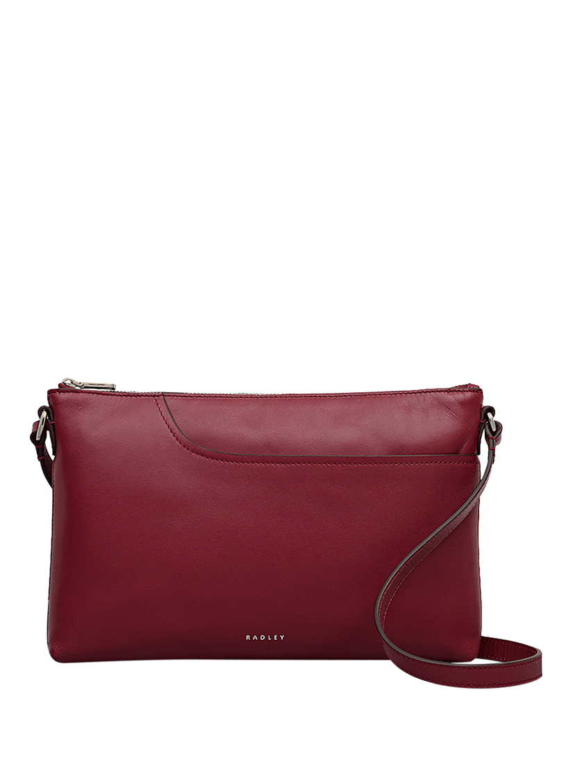 Product image 1 of 5, which shows Radley Pockets Medium Crossbody Bag, Carmine
