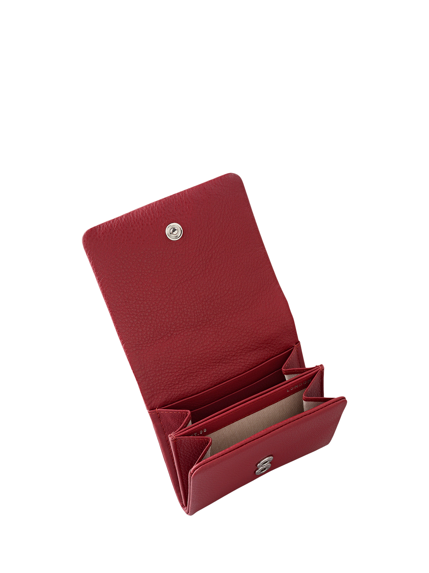Product image 4 of 4, which shows Radley Mallow Street Leather Flapover Purse, Red