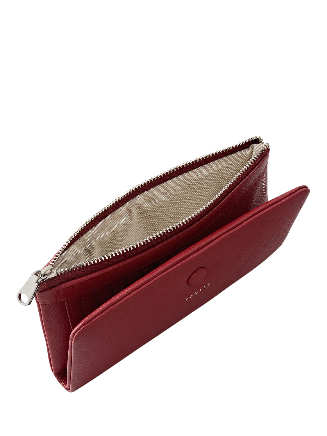 Product image 4 of 4, which shows Radley Mallow Street Leather Bifold Purse, Red