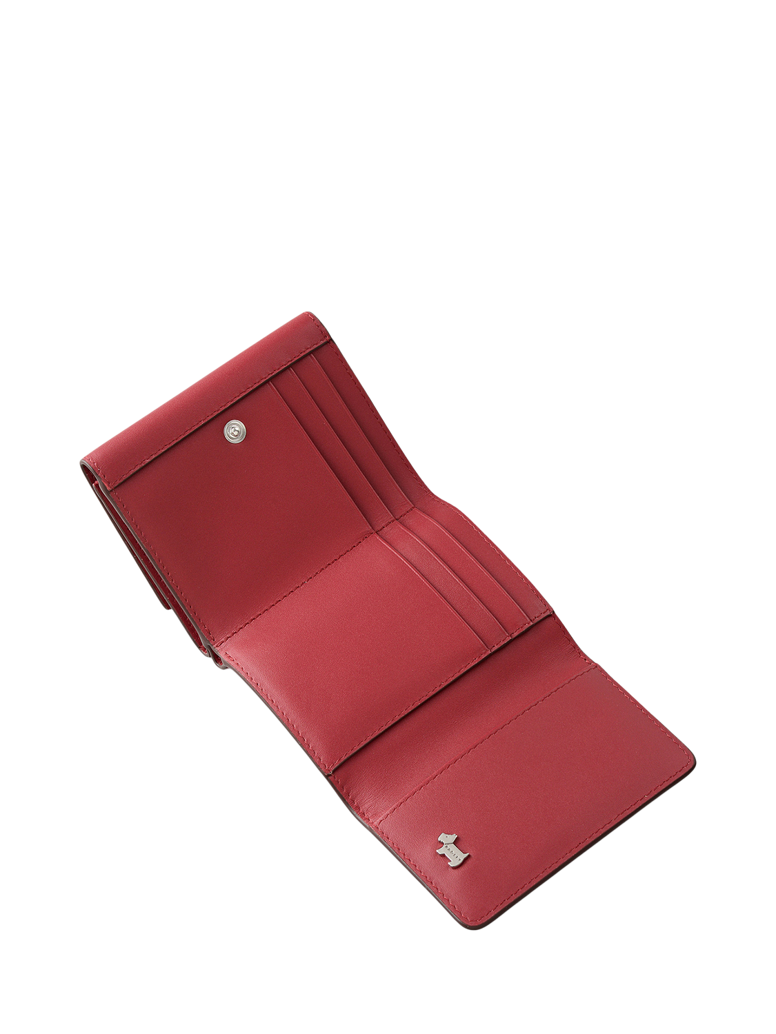 Product image 3 of 4, which shows Radley Pockets Tri Fold Leather Purse, Red