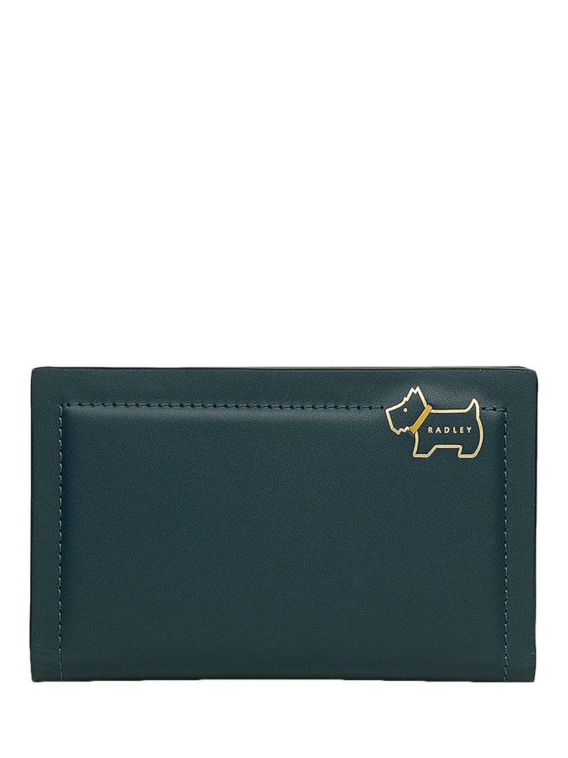 Product image 1 of 3, which shows Radley Heritage Lane Medium Leather Purse, Teal
