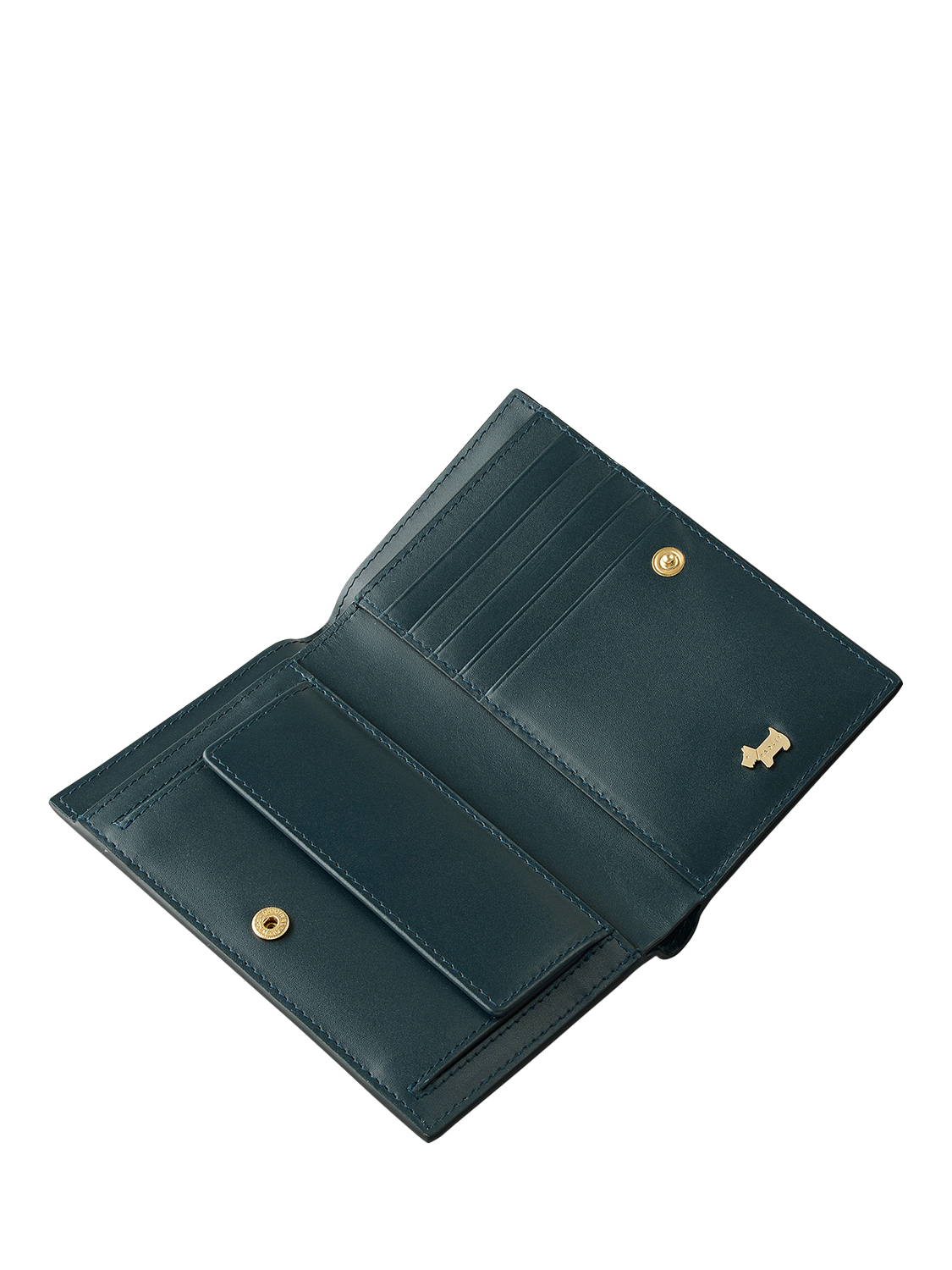 Product image 3 of 3, which shows Radley Heritage Lane Medium Leather Purse, Teal