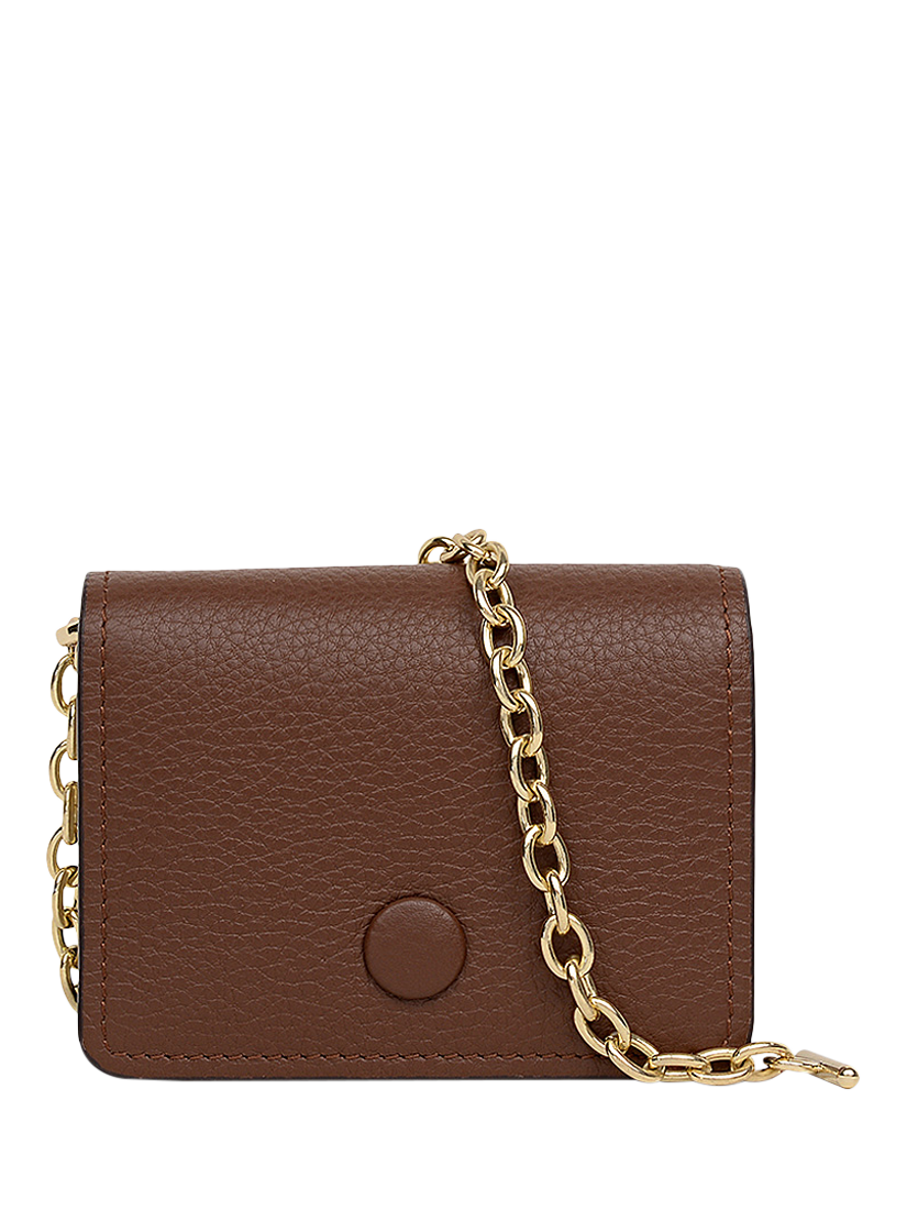 Product image 1 of 4, which shows Radley Chester Row Small Card Holder, Chocolate