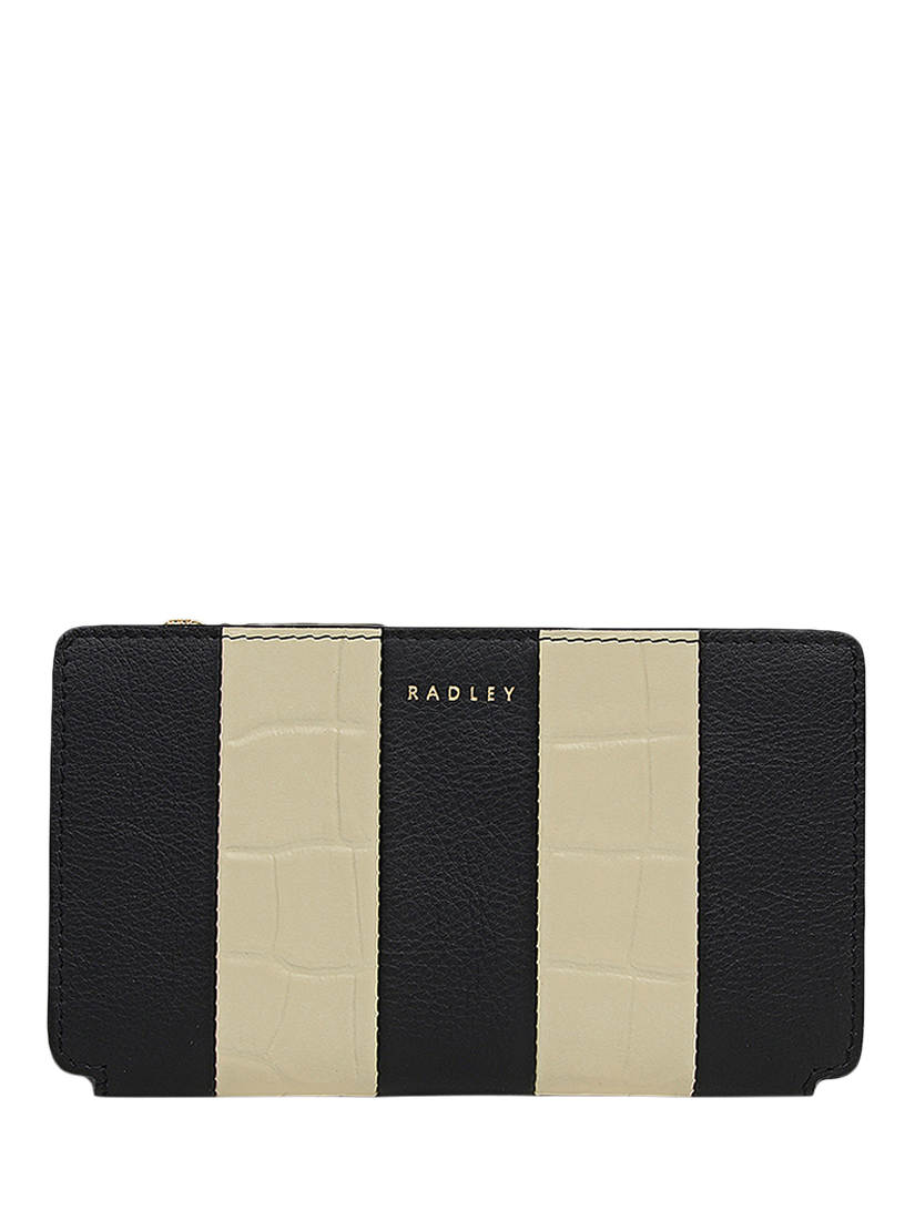 Product image 1 of 4, which shows Radley Medium Leather Coin Street Purse, Black