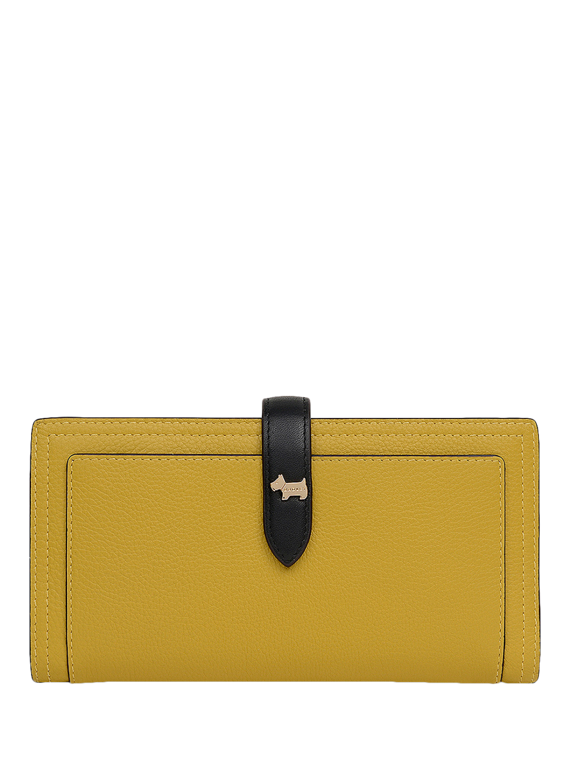 Product image 1 of 4, which shows Radley Willis Street Leather Large Bifold Purse, Ochre