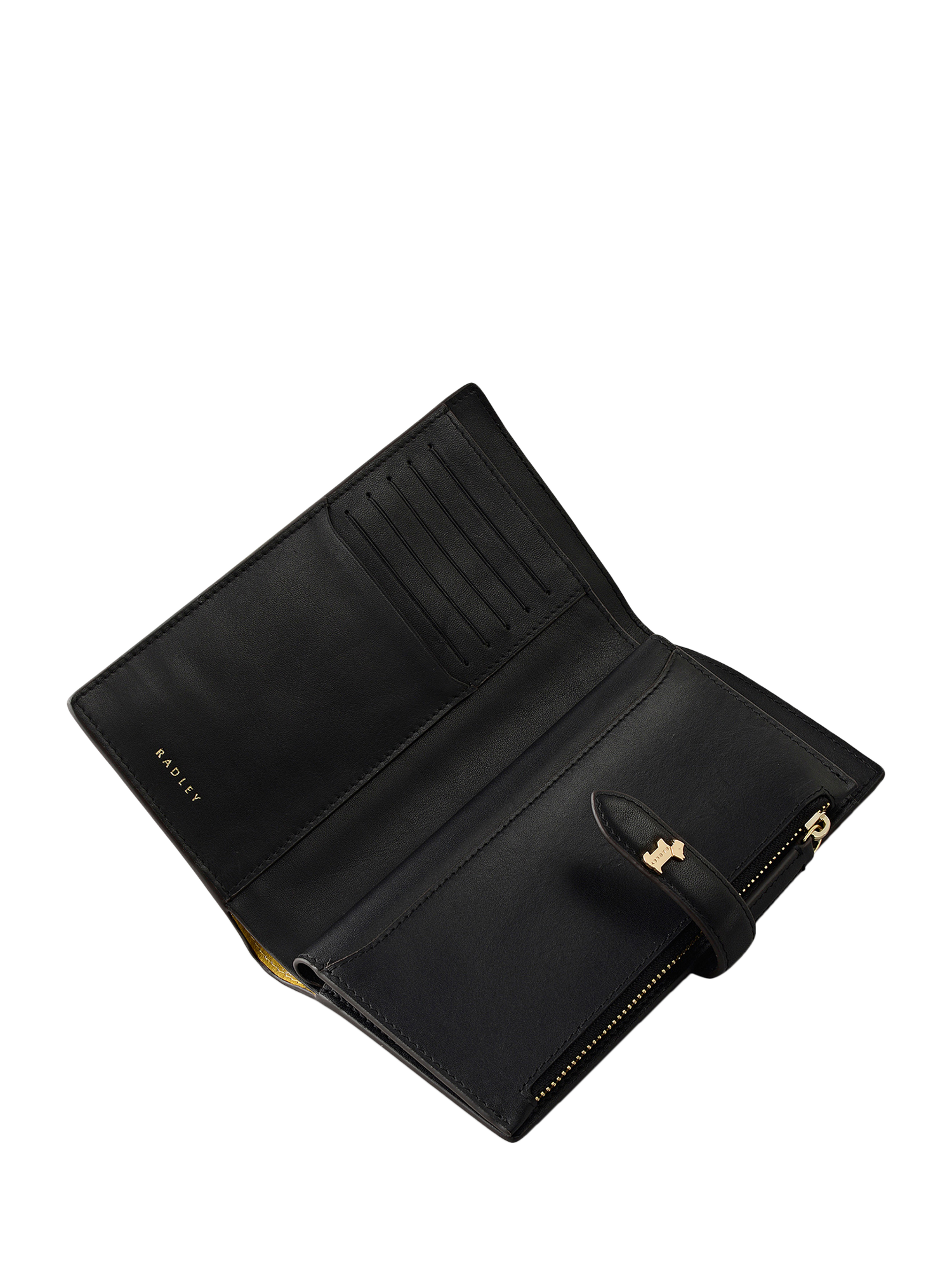 Product image 3 of 4, which shows Radley Willis Street Leather Large Bifold Purse, Ochre
