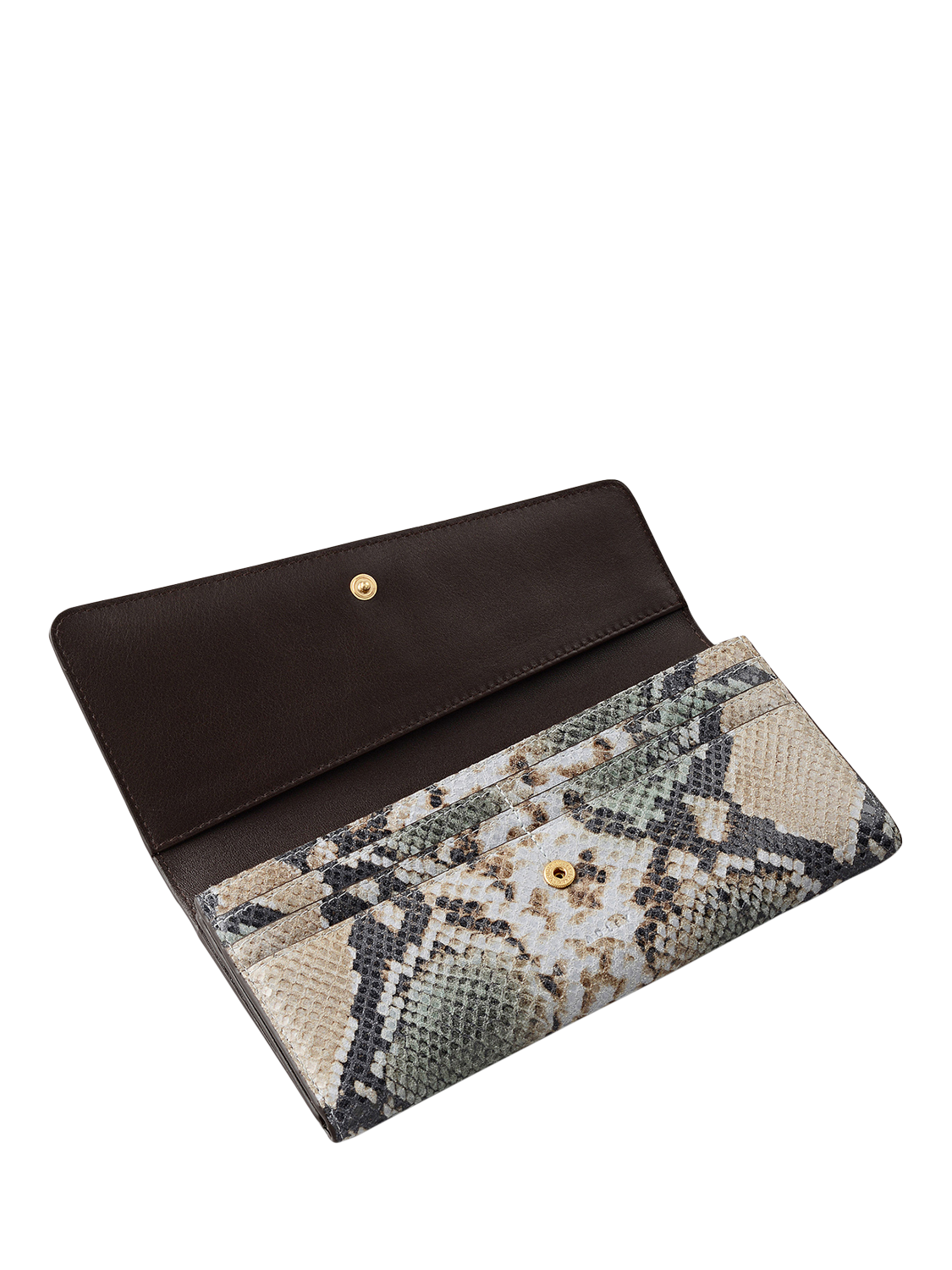 Product image 3 of 4, which shows Radley Kensal Leather Large Matinee Purse, Pine Needle