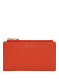 Radley Coin Street Leather Medium Zip-Top Purse, Flame