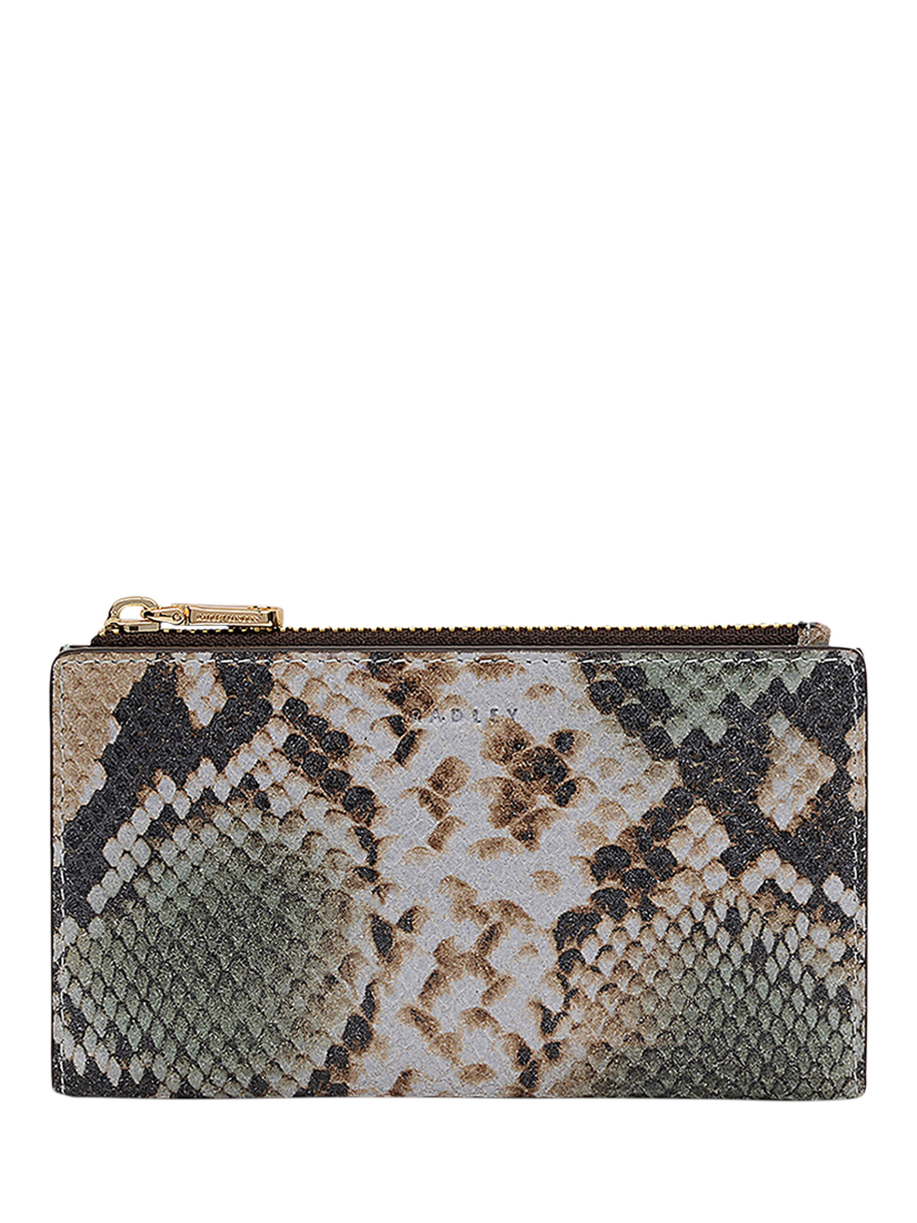 Product image 1 of 4, which shows Radley Coin Street Leather Purse, Pine Needle
