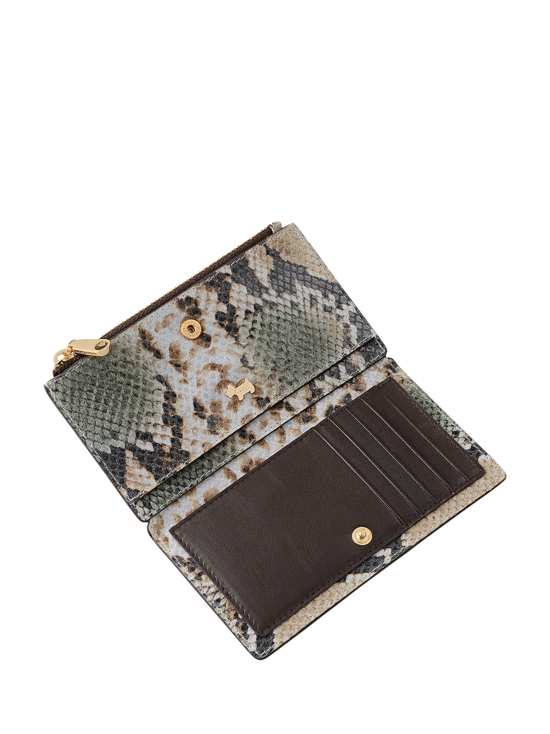 Product image 3 of 4, which shows Radley Coin Street Leather Purse, Pine Needle