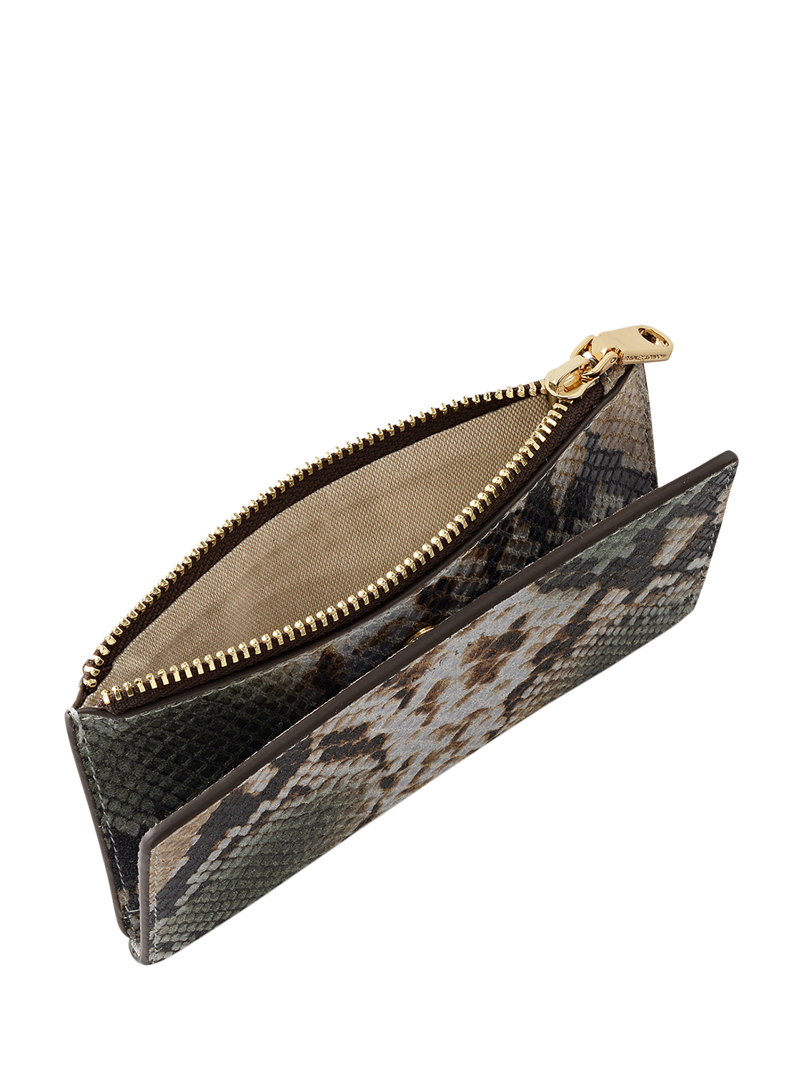 Product image 4 of 4, which shows Radley Coin Street Leather Purse, Pine Needle