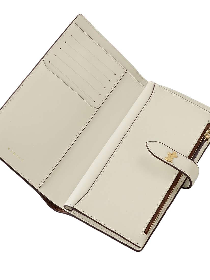 Product image 3 of 4, which shows Radley Willis Street Leather Large Bifold Purse, Chocolate