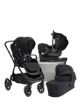 Joie Baby Finiti Pushchair, Ramble XL Carrycot, i-Level Pro Car Seat, and i-Base Encore Travel Ready Bundle, Eclipse