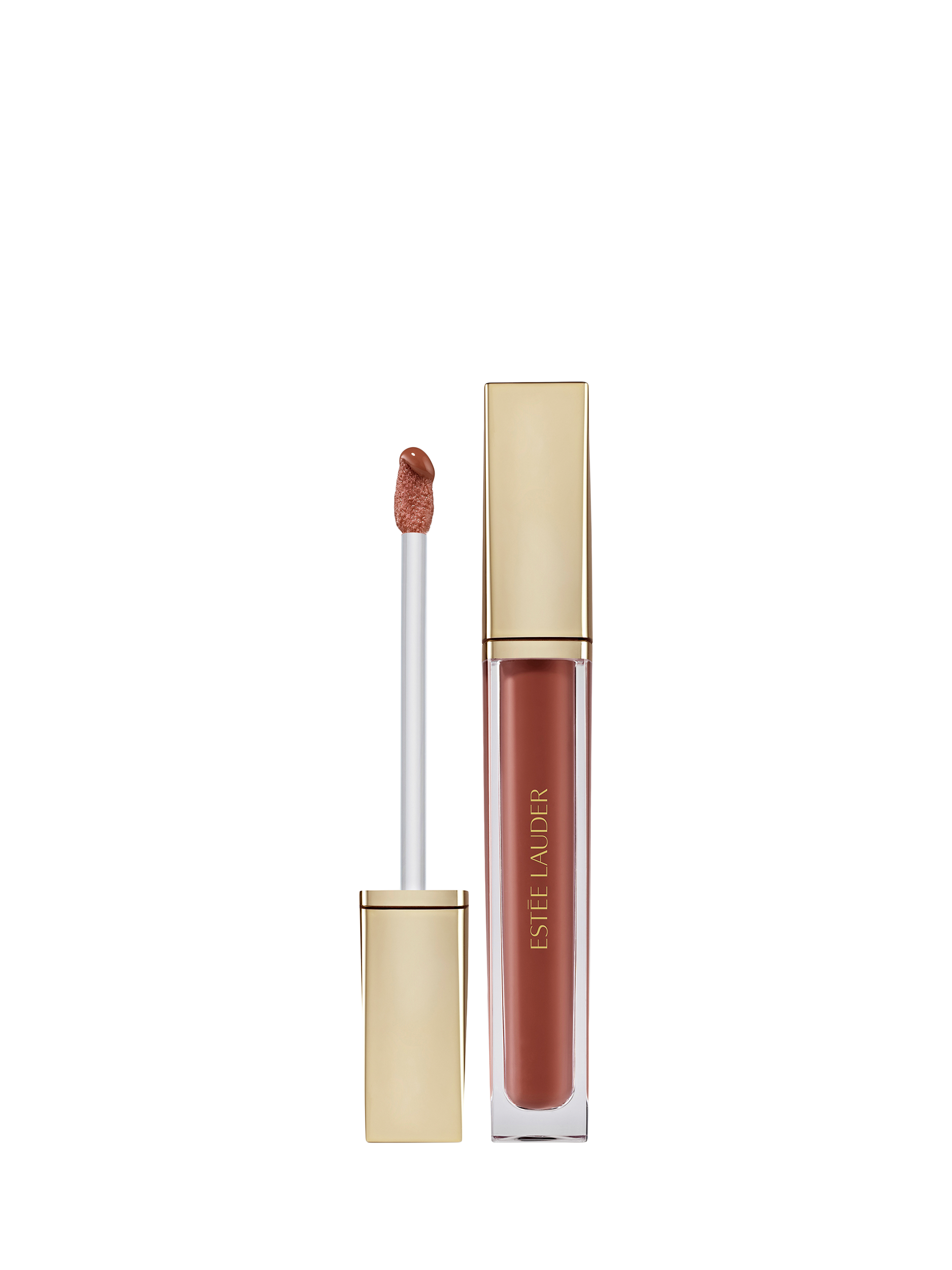 Product image 1 of 4, which shows Estée Lauder Glossy Pout Tinted Lip Oil, Maple Syrup