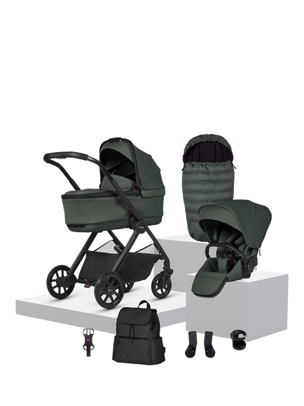 Silver Cross Reef 2 Pushchair & Accessories Bundle, Pewter, Pewter
