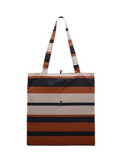 Radley Foldaway Stripe Print Shoulder Bag, White - view 2, Snow