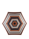 Radley Stripe Logo Strap Retractable Umbrella, Snow