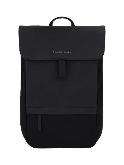 Kapten & Son Fyn Water Resistant Backpack, Black