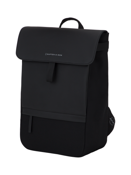 Kapten & Son Fyn Water Resistant Backpack - view 2, Black