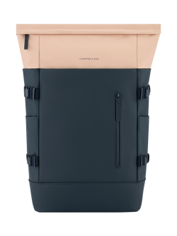 Kapten & Son Helsinki Pro Water Resistant Backpack, Rose + Dark Blue