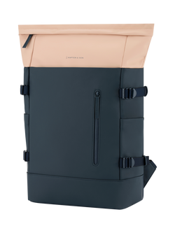 Kapten & Son Helsinki Pro Water Resistant Backpack - view 2, Rose + Dark Blue