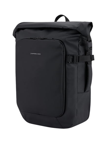 Kapten & Son Lisbon Water Resistant Backpack, Black