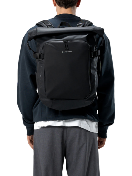 Kapten & Son Lisbon Water Resistant Backpack - view 2, Black