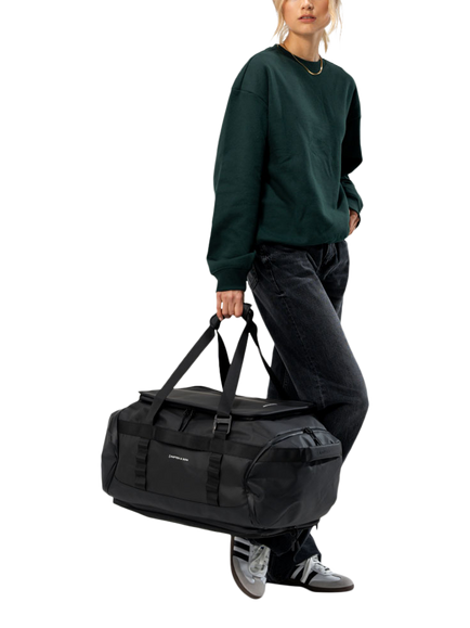 Kapten & Son Lisbon Duffle Backpack, 50L, Black