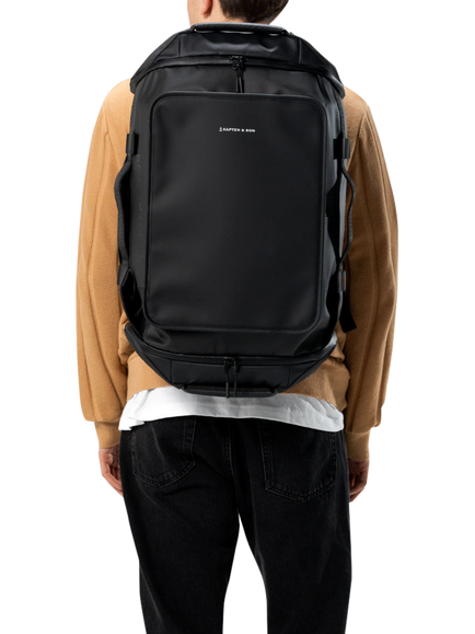 Kapten & Son Lisbon Duffle Backpack, 50L - view 2, Black