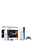 PlayStation 5 (Model Group - Slim) Console with DualSense Controller, White and Call of Duty: Black Ops 6 Bundle