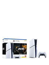 PlayStation 5 (Model Group - Slim) Console with DualSense Controller, White and Call of Duty: Black Ops 6 Bundle