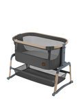Maxi-Cosi Iora Air Bedside Crib, Tori Bedsheets, Minla Plus Highchair & Cassia Baby Swing, Graphite