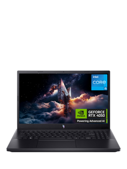 Acer Nitro V15 Gaming Laptop, Intel Core i5 Processor, 16GB RAM, 512GB SSD, RTX 4050, 15.6” Full HD, Black, Black