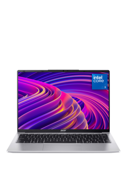 Acer Aspire Lite 14 Laptop, Intel Core 3 Processor, 8GB RAM, 256GB SSD, 14” WUXGA, Silver, Silver