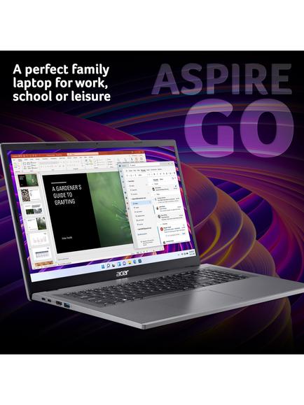 Acer Aspire Go 17 Laptop, Intel Core 3 Processor, 8GB RAM, 128GB SSD, 17.3” Full HD, Iron - view 2, Iron