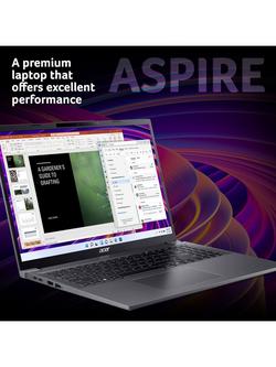 Acer Aspire 16 Laptop, Intel Core Ultra 5 Processor, 16GB RAM, 512GB SSD, 16” WUXGA, Iron - view 2, Iron
