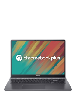 Acer Chromebook Plus 516 Laptop, Intel Core i3 Processor, 8GB RAM, 128GB SSD, 16” WUXGA, Iron, Iron