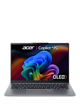 Acer Swift Go 14 AI Copilot+ Laptop, AMD Ryzen AI 7 Processor, 16GB RAM, 1TB SSD, 14” WUXGA OLED, Iron