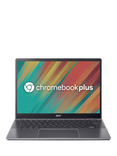 Acer Chromebook Plus 514 Laptop, Intel Core 5 Processor, 8GB RAM, 512GB SSD, 14” WUXGA, Iron
